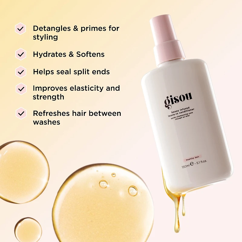 Revitalisant sans rinçage infusé de miel