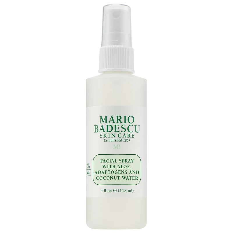 Facial Spray with Aloe Adaptogens, and Coconut Water