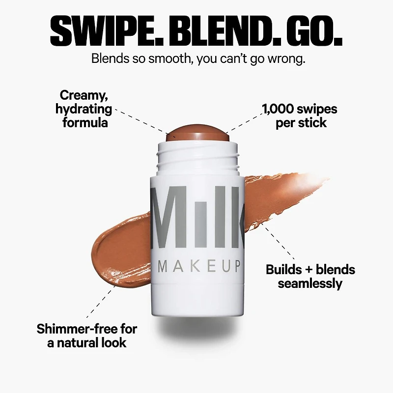 Bâton bronzant crème mat