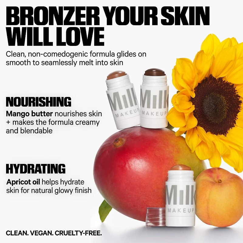Bâton bronzant crème mat