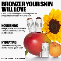 Bâton bronzant crème mat