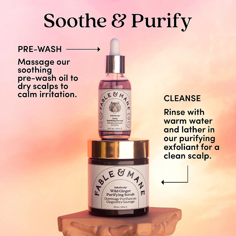 Sérum apaisant à l’amla SahaScalp™