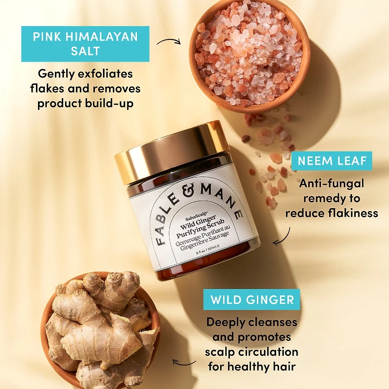 Exfoliant purifiant au gingembre sauvage SahaScalp