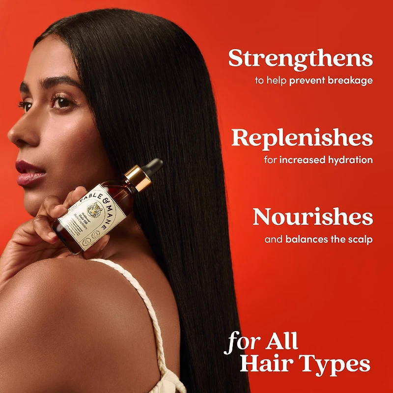 Huile de prélavage HoliRoots™ pour cheveux fins