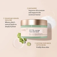 Crème tonique pour le corps avec caféine + squalane