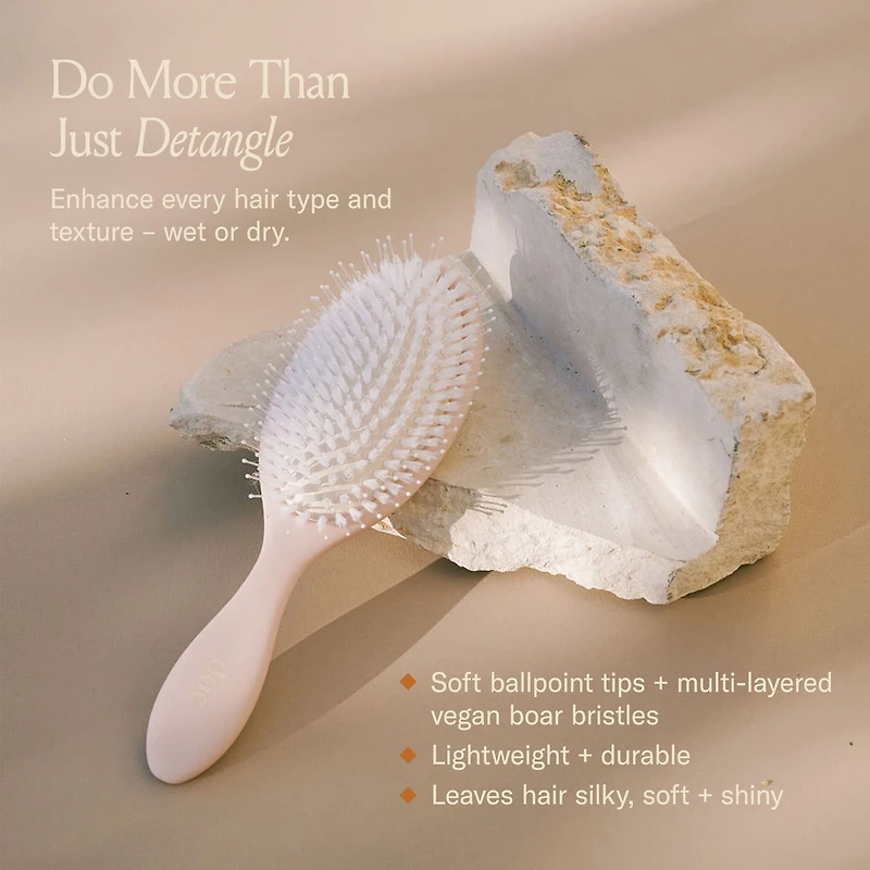 Brosse végane de style démêlante