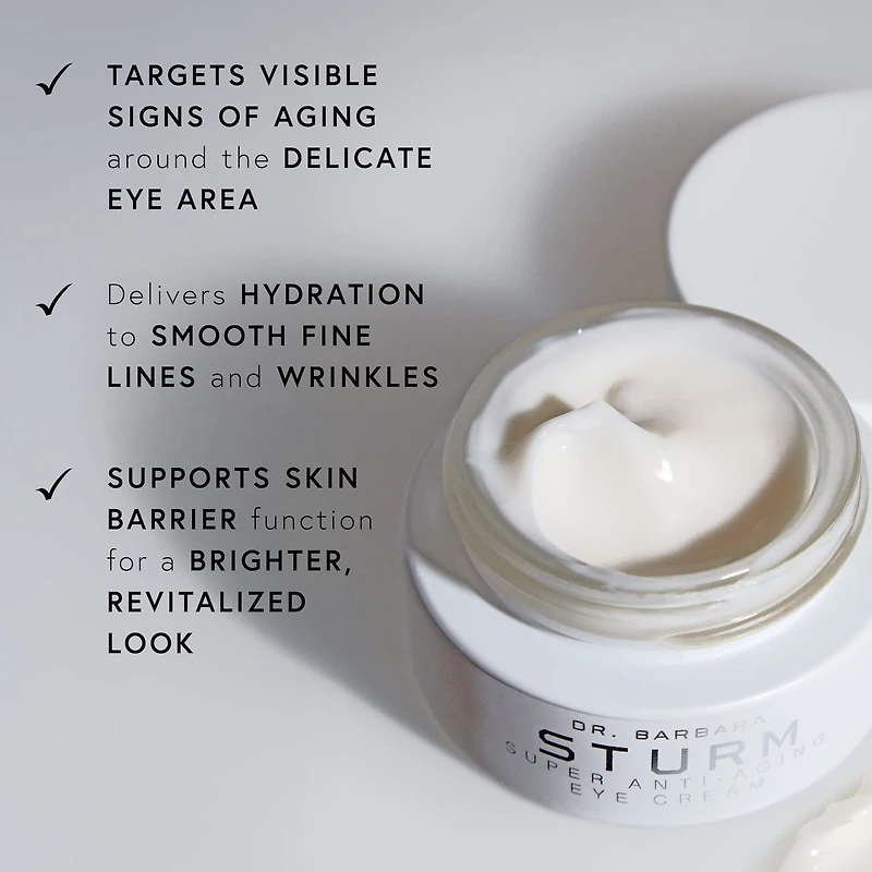 Super Anti‑Aging Eye Cream — Anti‑Aging Under‑Eye Moisturizer to Smooth Fine Lines, Brighten Dark Circles & Depuff Eyes