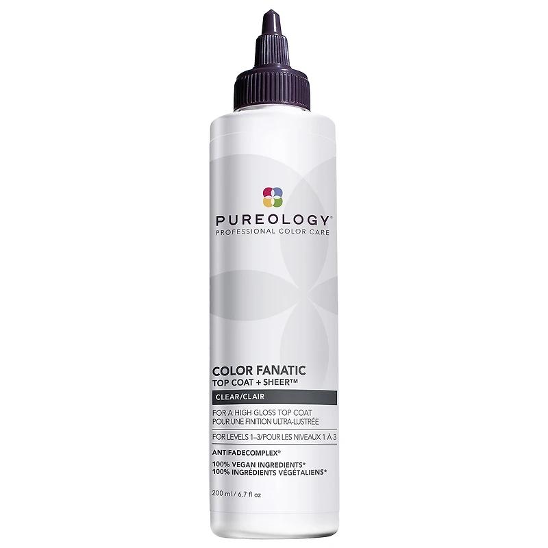 Pureology Color Fanatic Top Coat + Clear Hair Gloss Clear 6.7 oz/ 200 mL
