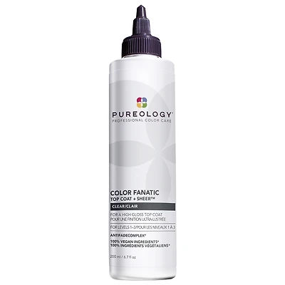 Pureology Color Fanatic Top Coat + Clear Hair Gloss Clear 6.7 oz/ 200 mL
