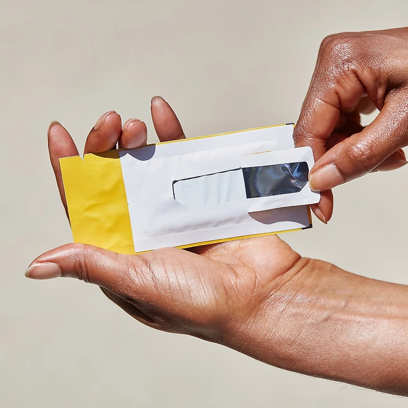Sachets autochauffants de sérum pour les cheveux à l’huile de jojoba