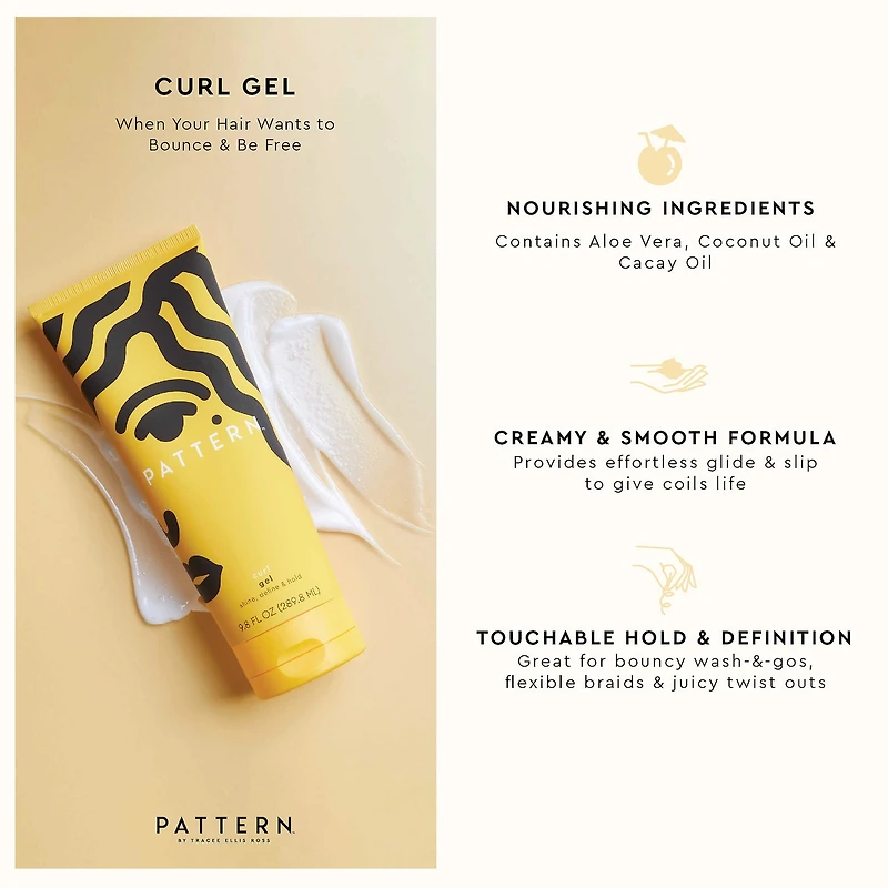Gel crème pour les boucles