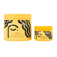 Crème coiffante pour cheveux frisés et bouclés