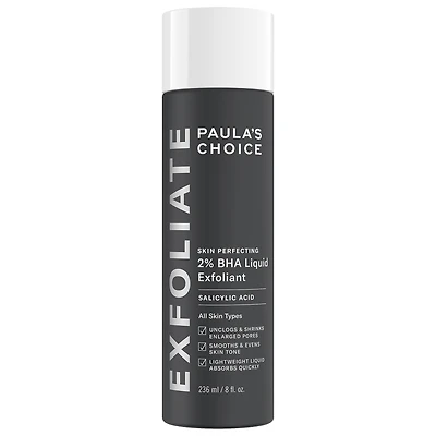 Lotion tonique exfoliante Skin Perfecting 2 % BHA pour une peau nette