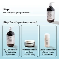 Shampoing HG au romarin pour cheveux clairsemés
