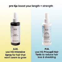 Vaporisateur quotidien intensif avec romarin pour cheveux clairsemés