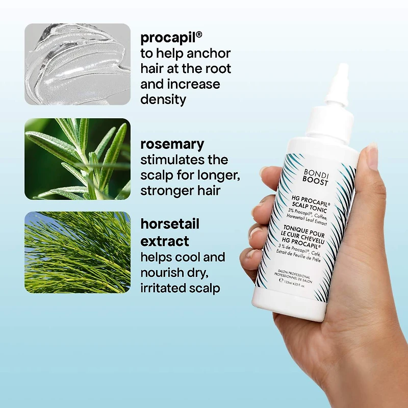 Lotion tonique pour cheveux et cuir chevelu Procapil pour éclaircir les cheveux avec extrait de prêle