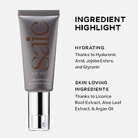 Slip Tint : un hydratant teinté léger avec zinc minéral FPS 35 et acide hyaluronique