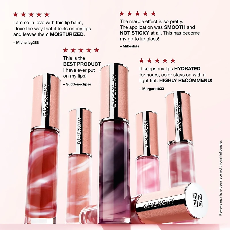 Baume et brillant à lèvres hydratant teinté Rose Perfecto