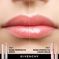 Baume et brillant à lèvres hydratant teinté Rose Perfecto