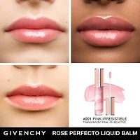 Baume et brillant à lèvres hydratant teinté Rose Perfecto