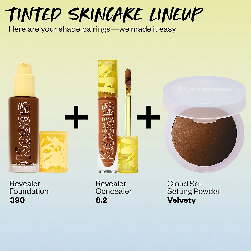 Revealer Skin-Improving Foundation SPF 25 with Hyaluronic Acid and Niacinamide