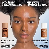 Fond de teint mat naturel hydrofuge longue tenue HD Skin