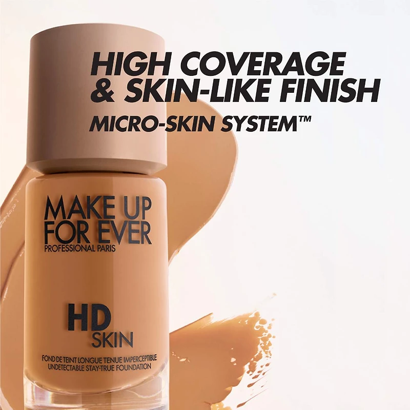 Fond de teint mat naturel hydrofuge HD Skin