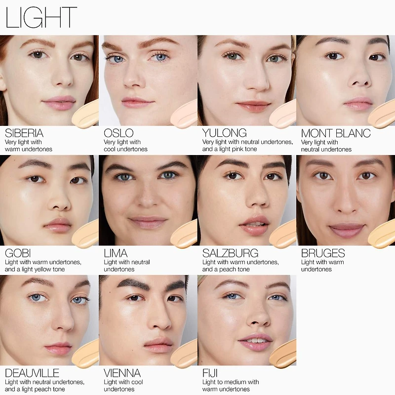 Fond de teint à couvrance moyenne Advanced Skincare réfléchissant la lumière