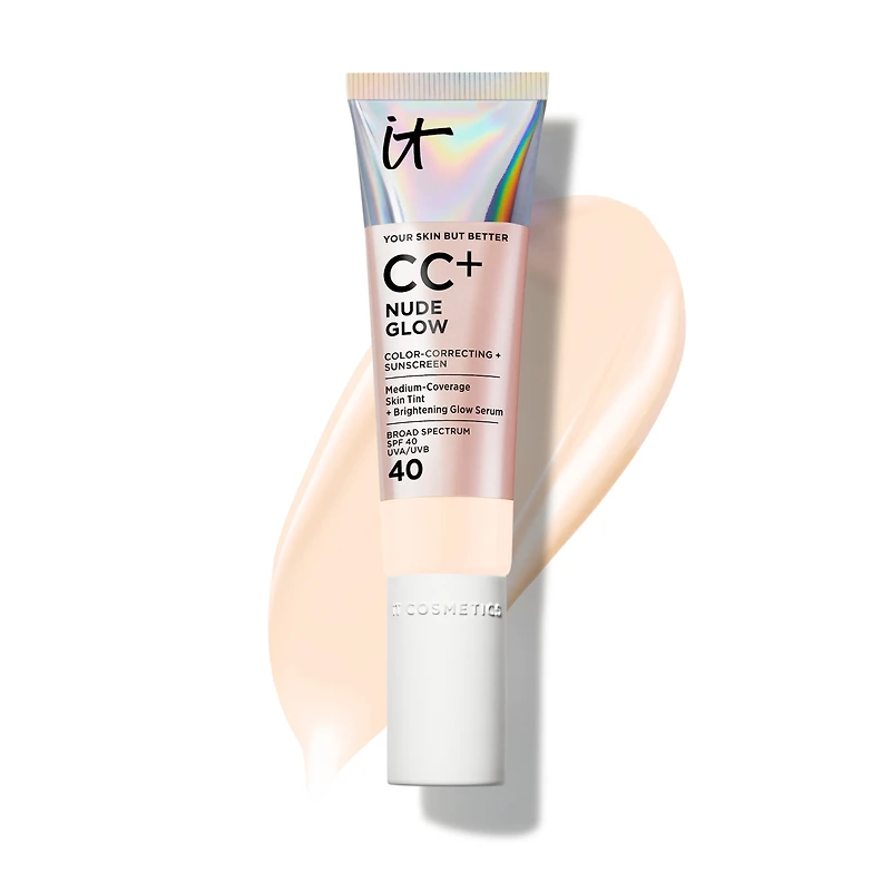 CC+ Nude Glow Lightweight Foundation + Serum with SPF 40 and Niacinamide