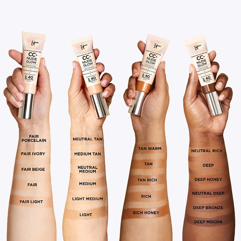 Fluide teinté CC+ Nude Glow avec FPS 40