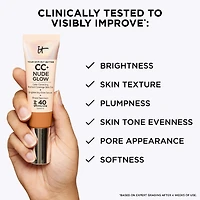 Fluide teinté CC+ Nude Glow avec FPS 40