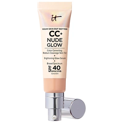 CC+ Nude Glow Lightweight Foundation + Serum with SPF 40 and Niacinamide