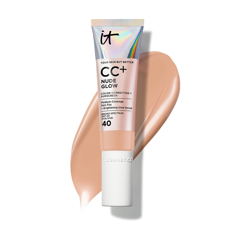 CC+ Nude Glow Lightweight Foundation + Serum with SPF 40 and Niacinamide