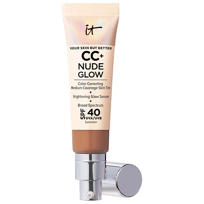 CC+ Nude Glow Lightweight Foundation + Serum with SPF 40 and Niacinamide