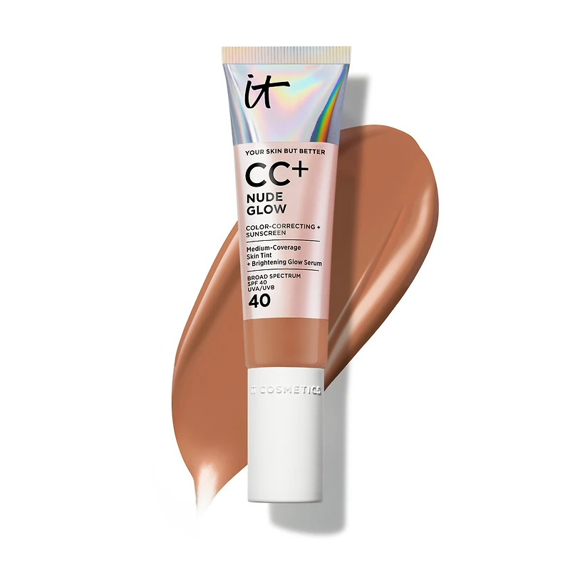 CC+ Nude Glow Lightweight Foundation + Serum with SPF 40 and Niacinamide