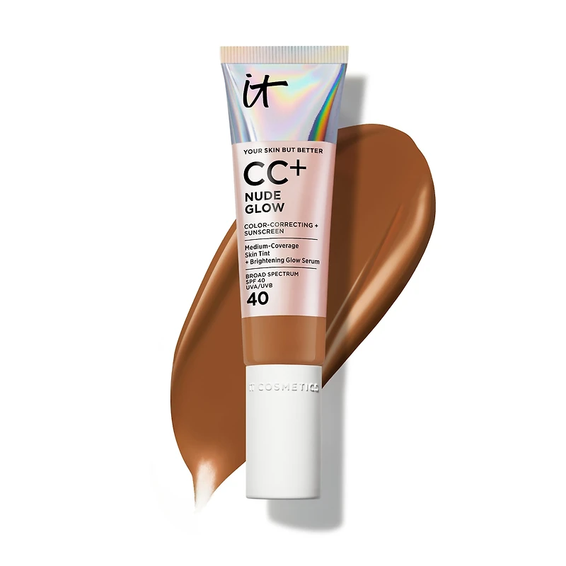 CC+ Nude Glow Lightweight Foundation + Serum with SPF 40 and Niacinamide