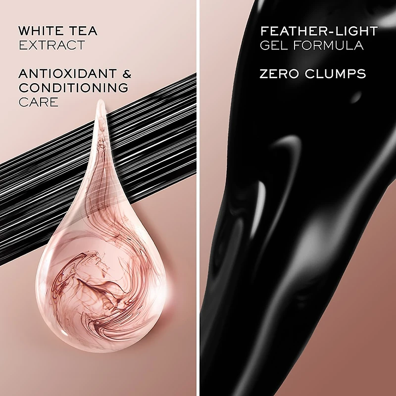 Mascara hydrofuge volumisant et rehaussant Lash Idôle