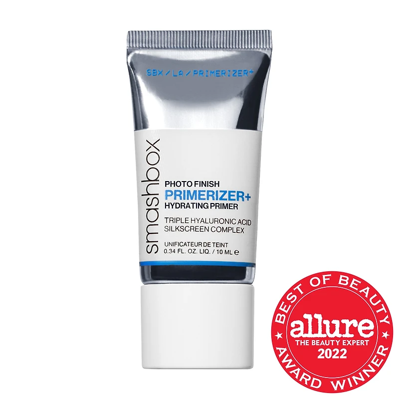 Smashbox Mini Photo Finish Primerizer+ Hydrating Face Primer with Hyaluronic Acid .34 oz / 10 mL