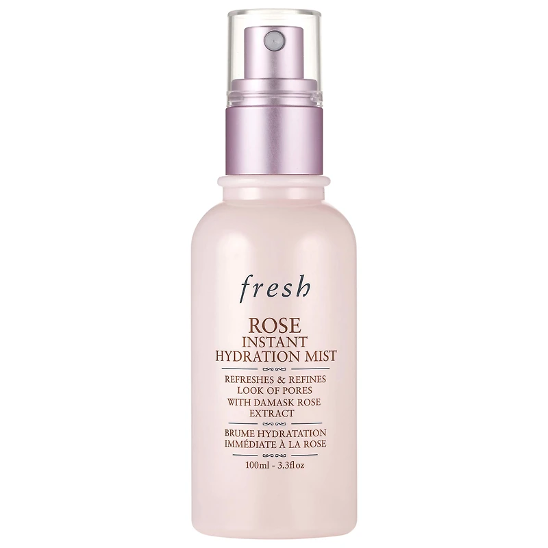 Brume hydratante à la rose qui réduit les pores