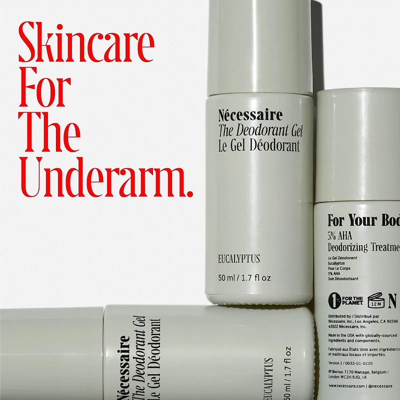 The Deodorant Gel - With 5% Alpha Hydroxy Acid (AHA) and Niacinamide