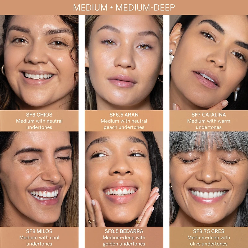 Fond de teint sérum avec niacinamide à couvrance moyenne True Skin