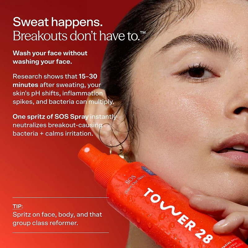 SOS Daily Hypochlorous Acid Spray for Breakouts & Redness