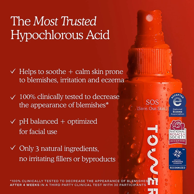 SOS Daily Rescue Facial Spray with Hypochlorous Acid