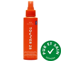 Tower 28 Beauty Vaporisateur visage quotidien SOS avec acide hypochloreux 4 oz/ 120 mL