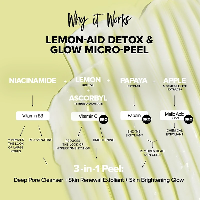 NUDESKIN Lemon-Aid Detox & Glow Micro-Peel
