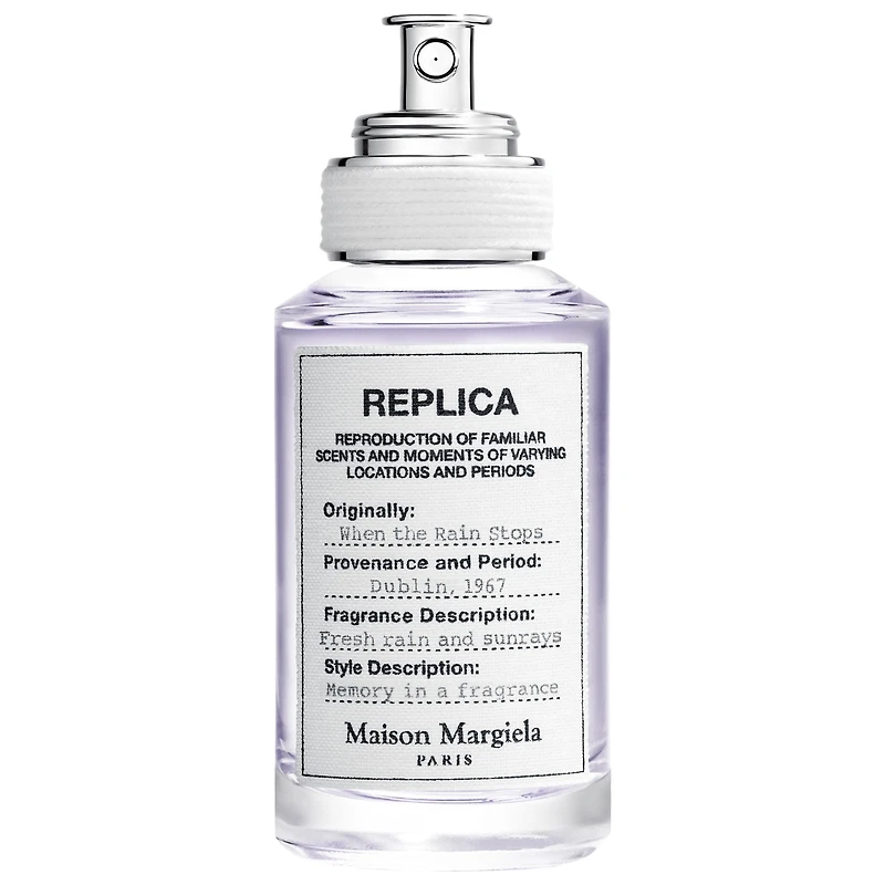 Eau de Toilette ‘REPLICA’ When the Rain Stops avec rose et accord frais aquatique