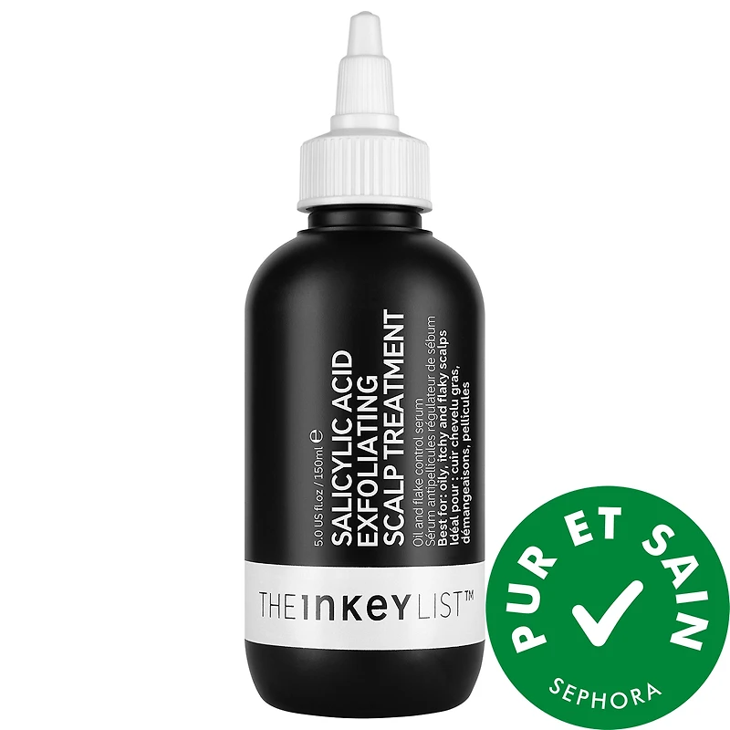 Soin exfoliant à l’acide salicylique pour cuir chevelu gras