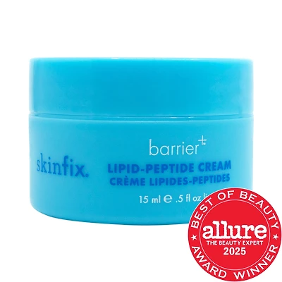 Skinfix Mini Triple Lipid-Peptide Cream Refillable Barrier Moisturizer with Ceramides 0.5 oz / 15 mL