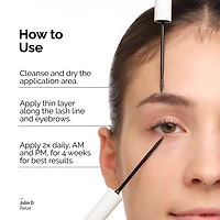 Sérum multi-peptides pour les cils et les sourcils