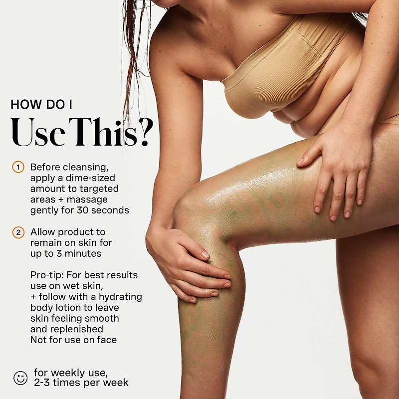 Exfoliant pour le corps ExfoliKate™ avec AHA, BHA et caféine